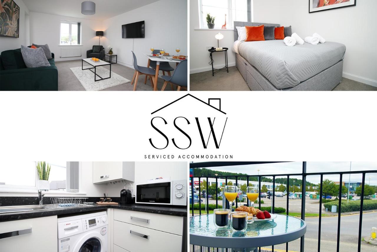 No 43 Stadium Views By Ssw - 2Br, Parking, Sleeps 4, 3Min Walk To Stadium, 10Min Drive To City Centre, Marina And Close To M4 Morriston Buitenkant foto